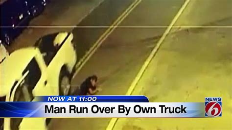Man run over by delivery truck dies
